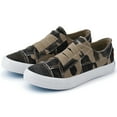 thumbnail image 2 of JENN ARDOR Women Fashion Canvas Sneakers Slip On Shoes Elastic the Laces Low Top Casual Walking Shoes Flats Easy On and Off,Camouflage, 2 of 7