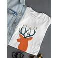 thumbnail image 3 of Happy Hanukkah Reindeer T-Shirt Women -SPIdeals Designs, Female XX-Large, 3 of 4