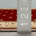 thumbnail image 2 of Well Woven Custom Size Hallway Stair Runner Apollo Fleur De Lis Red (27" x 65' Runner) Rug, 2 of 5