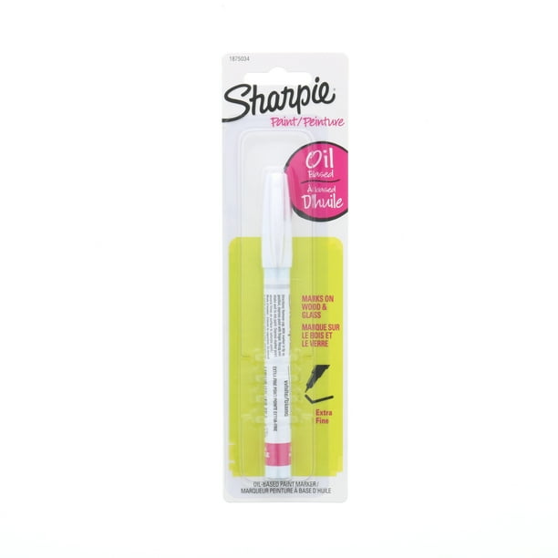 Sharpie OilBased Paint Marker, Extra Fine Point, White