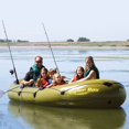 thumbnail image 2 of Airhead Angler Bay 6 Person Inflatable Fishing Boat Raft Float, Green, 2 of 5