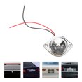 thumbnail image 2 of Lampe de Plaque d'Immatriculation Led 2 Pcs Usage Universel Abs Rond 11.8X7.9X3.9In, 2 of 8
