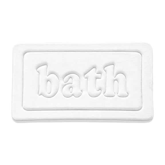 Pxyqht Absorbent Bath Mat, Machine Washable Bathroom Rug, Non-Slip Floor Mat, Soft Microfiber Carpet, Ideal for Bathroom Use