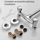 thumbnail image 3 of High Pressure Brass Kitchen Sink Faucet Mixer Degree Swivel Double Hole Cold And Hot Water Basin Faucet Kitchen Tools, 3 of 9