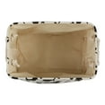 thumbnail image 2 of Contemporary Home Living 17.75" Black, White, and Beige Rectangular Large DII Polyester Pet Bin Dog, 2 of 5