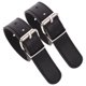 thumbnail image 4 of 1 par de correas para cesta de bicicleta, cinturones para cesta de carga delantera, correas ajustables de PU para bicicleta, 4 of 4
