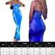 thumbnail image 2 of Vestido Falda larga con vestido de tirantes sin espalda con estampado nuevo de verano 2023 Ygjytge para Mujer Azul T XL, 2 of 7