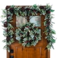 thumbnail image 4 of Village Lighting 24 in. Pre-Lit LED Wreath - Winter Frost, 4 of 8