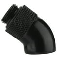 thumbnail image 1 of G1/4" Thread Extender Fitting,45Bend Angle  Enhance Adapter Fitting For Computer Water Cooling System, Black, 1 of 8