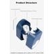 thumbnail image 5 of Soporte para cepillos de dientes sin perforaciones - rosa Adepaton ZJWJ686-3, 5 of 6