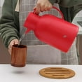 thumbnail image 3 of Topumt Table Solid Bamboo Wood Trivets for Hot Dishes Pot w/Non-slip Pads Heat Resistant Pads, 3 of 6
