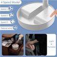 thumbnail image 3 of Portable Fans Telescopic Foldable Usb Rechargeable Fan Air Cooler  Tablet Phone Desktop Stand 4-Speed Silent Fan ZR, 3 of 6