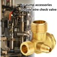 thumbnail image 3 of Check Valve Compressor Check Valves Air Compressor Check Valve 3 Port Brass Male Threaded Thread Interface Diameter 20/16/10MM, 3 of 5