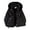 Black-h, variant on ChaoLingNeng Winter Puffer Jackets for Women, Women's Winter Cropped Puffer Jacket Full Zip Thicken Short Coat with Detachable Hood