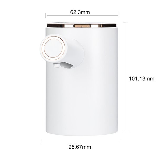 Dispensador Automático De Jabón Dispensador de jabón automático Desinfectante de manos Sensor de movimiento infrarrojo sin contacto 3 niveles Sywqhk Libre de BPA