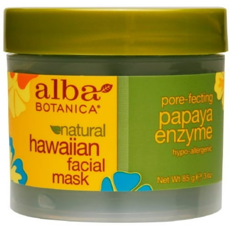 - Alba Botanica Hawaiian Facial Mask, Pore-fecting Papaya Enzyme 3 oz (Pack of 2)