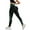Army Green, variant on Resivox Women's High Waisted Color Block Yoga Pants - High Waist Design with Butt-Lifting Effect, Tight-Fit Leggings for Sports & Yoga Sessions, Striped Pattern Black XL