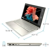 HP Pavilion 15.6 FHD Touch, Intel Core i5-1135G7, 8GB RAM, 512GB SSD, Lunar Gold, Windows 10, 15-eg0050wm