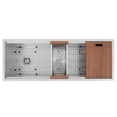 thumbnail image 4 of Zline Kitchen and Bath ZLINE Undermount Single Bowl Sink in Stainless Steel with Accessories 45 in. x 18 in., 4 of 7