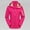 Pink, variant on AOOCHASLIY Women's Winter Coat Clearance Women Winter Solid Reflective Three In One Removable Sports Mountaineering Suit Outdoor Sprinting Suit Windproof Hooded Coat