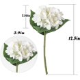 thumbnail image 5 of Silk Hydrangea Flower Artificial Hydrangeas with Stem for DIY Wedding Bouquets Centerpieces,Arrangements Party Home Decorations,Pack of 6(6pcs Stemmed White), 5 of 5