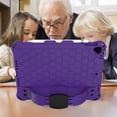 thumbnail image 5 of iPad 9th 8th 7th Generation Cases with Screen Protector, iPad 10.2" 2021 2002 2019 Case, Allytech Heavy Duty Shockproof Protective Covers with Stand /Hand Strap/ Should Belt /Pencil Holder,Purple, 5 of 7