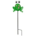 thumbnail image 3 of Northlight Frog Metal Outdoor Garden Stake - 23", 3 of 6