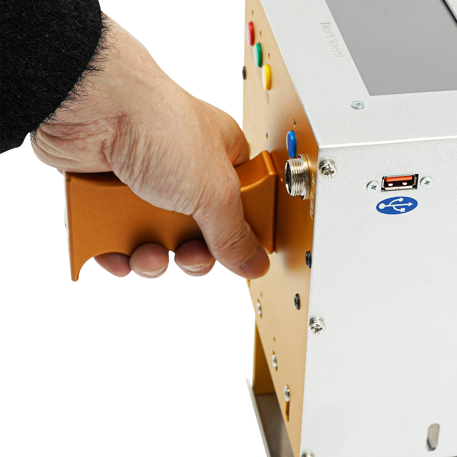 Wildnix Portable Pneumatic Engraver with Tungsten Steel Needle and Clear Touch Screen, &nbsp; Marking Machine for Various Materials