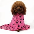 thumbnail image 6 of AuroraX Cute Fleece Dog Blanket for Small Dogs Hot Pink Lightweigh Soft Cozy Dog Blanket 23"x27" Skin-Friendly and Warm Pet Throw, 6 of 6