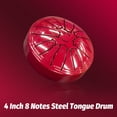 thumbnail image 3 of Steel Tongue Drum, Mini 4 Inch 8 Notes Handpan Drum Percussion Instruments with Drumstick and Music Book, 3 of 7