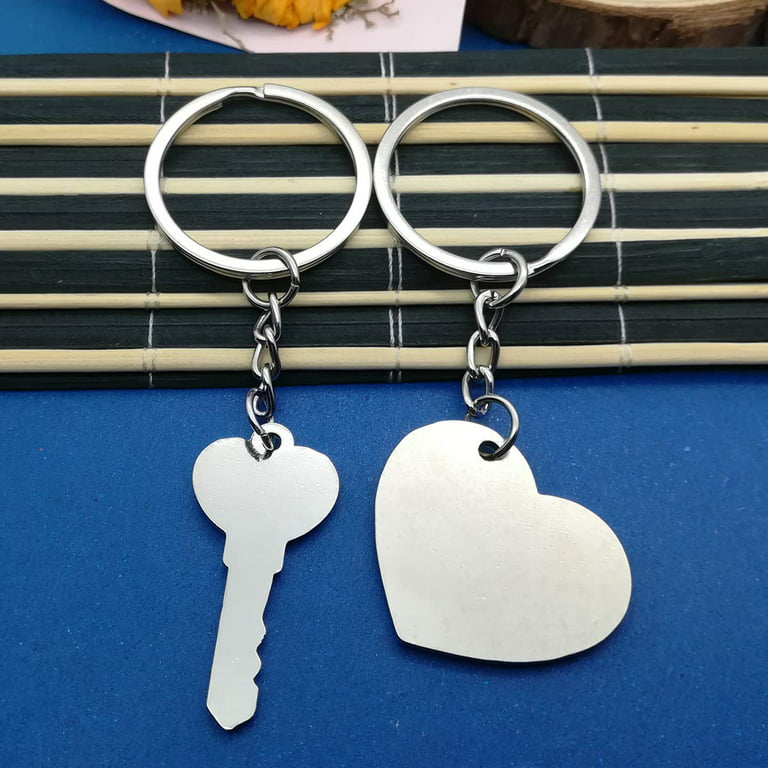 GCT Red Heart Cupid Couple I Love You Valentine's Day (KC-0129) Metal Keychain for Car Bike Girls Men Women Keyring