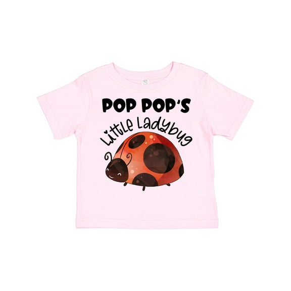 Inktastic Pop Pop's Little Ladybug Boys or Girls Toddler T-Shirt