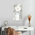 thumbnail image 2 of Elephant Stock Silver Blush Ii Wall Art - Vertical Canvas Wall Art - Living Room Wall Decor - Abstract Canvas - Beige And Gray Decor By Carol Robinson - 12" x 24", 2 of 4