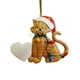 thumbnail image 1 of LUVCLS Adorno navideño con forma de gato y animales para colgar en la pared, 1 of 7