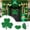 Green#2, variant on St. Patrick's Day Shamrock Door Hanger | Wooden Welcome Sign for Front Door | Farmhouse & Holiday Decor | Green Clover Decoration | Indoor Outdoor Use