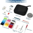 thumbnail image 2 of VANIDO Sewing Kit,Needle and Thread Kit,Small Mini Sewing Kit,Travel,Basic,Beginner Sew Kit for Grandma,Mom,Friend,Adults Kids,Contains Sewing Needles,Needle Threaders,Sewing Thread (86Pcs), 2 of 7
