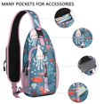 thumbnail image 2 of Crossbody Sling Backpack for Women Men Cute Octopus Sea Creatures Shoulder Sling Crossbody Casual Chest Bag for Travel Sports Running Hiking, 2 of 6