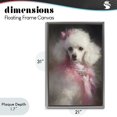 thumbnail image 4 of Stupell Industries Eclectic Just A Girl Who Loves Pink Gray Floating Frame Canvas Art, 21 x 31, by Tina LeCour, 4 of 8