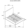thumbnail image 7 of Knox Upholstered Queen Panel Bed Cream, 7 of 7