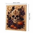 thumbnail image 3 of 3D Halloween Pearl Skeleton Art DIY Kit,  Diamond Art Painting Craft for Beginners, Fall Holiday Home Wall Decor Piece, Warm Creative Gift Idea for Friend and Family, 3 of 6