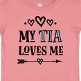 thumbnail image 4 of Inktastic My Tia Loves Me Childs Girls Baby T-Shirt, 4 of 5