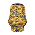 thumbnail image 2 of Haiem Sunflowers Vintage Baby Nursing Cover & Nursing Poncho - Multi Use Cover for Baby Car Seat Canopy, Stroller Cover, 360°Full Privacy Breastfeeding Coverage, 2 of 9