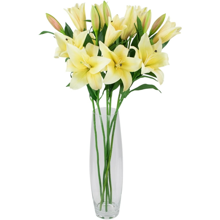 Northlight Real Touch™ Yellow Artificial Lily Floral Stems