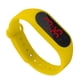 thumbnail image 3 of sweethay Reloj de Digital fino para niños con pantalla LED, de Fitness para estudiantes, suministros deportivos para niños y niñas Relojes inteligentes Amarillo 240*15mm, 3 of 5