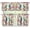 Pink Hummingbird Flower, variant on Hummingbird Flower Window Curtain 3 Piece Pink Hummingbird Spring Curtains Coffee Shop Window Valance and Tier Insulation Curtains for Room S