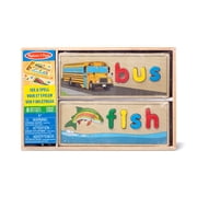 Melissa & Doug Wooden See & Spell Educational Alphabet Learning Toy for Preschoolers Ages 4+