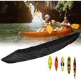 thumbnail image 2 of Funda de almacenamiento para kayak gris de 4,6 a 5 m, funda para kayak, canoa, barco, resistente al agua, al polvo, a los rayos UV, duradera, funda para kayak para interior y exterior, 2 of 4