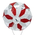 thumbnail image 3 of Kurt Adler 80MM Glass Red, White and Silver 6-Piece Ball Ornament Set, 3 of 4