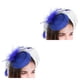 thumbnail image 3 of Sonducket Sombrero tocado para mujer, velo de malla de plumas, fiesta de té, boda, novia, decoración, pinza para el pelo, tocado para mujer Type2 NO2, 3 of 6