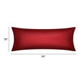 thumbnail image 5 of Unique Bargains Satin Pillow Cases Set of 2 Cooling Pillow Covers Burgundy, 5 of 8